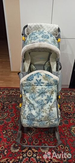 Санки коляска nika