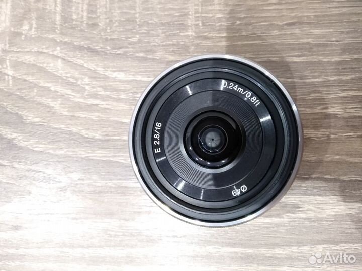 Объектив Sony 16mm f/2.8 (SEL16F28) Sony E (NEX)