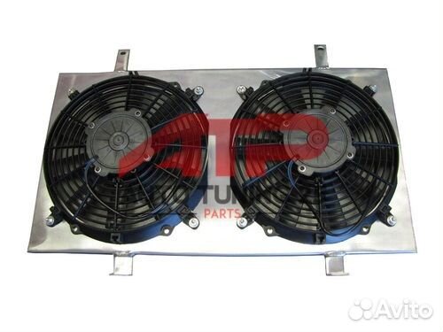 Диффузор алюминиевый для радиатора MMC Lancer EVO