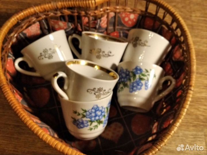 Кофейные и чайные чашки СССР