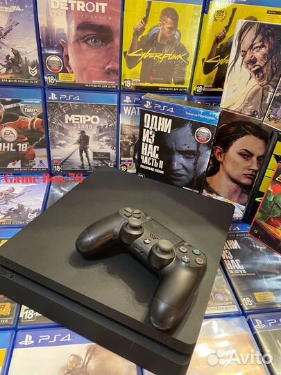 Sony PlayStation 4 Slim 1 Tb+6Игр