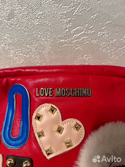 Сумка Love moschino красная