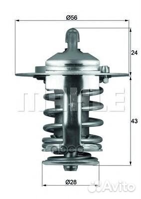 Термостат 82C TX7082 Mahle/Knecht