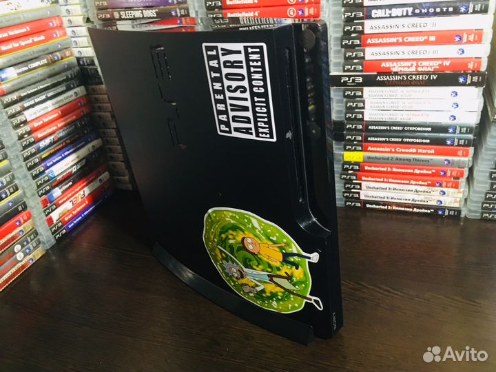 Sony PS3 slim прошитая + игры