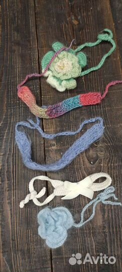 Повязка для девочки новорождённой