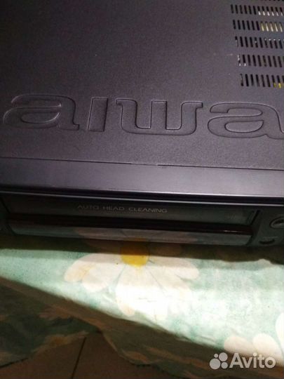 Видеомагнитофон aiwa, япония, бу