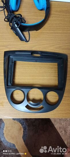 Рамка для 2 din магнитолы Chevrolet lacetti хэтч