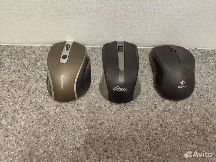 Компьютерные клавиатура и мышь. Наборы два в одном