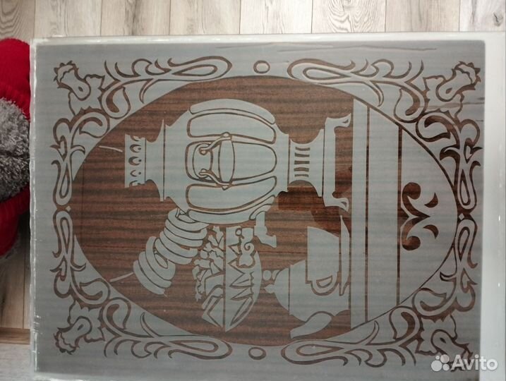 Витражи.Винтажные стекло СССР матовый рисунок