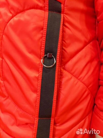 Пуховик женский длинный