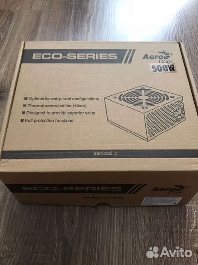 Блок питания AeroCool ECO 500W