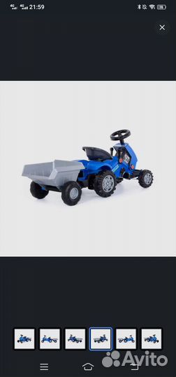 Трактор- каталка с прицепом Полесье