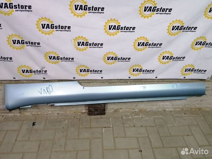 Облицовка порога Audi A4 B6 Cabrio 2005