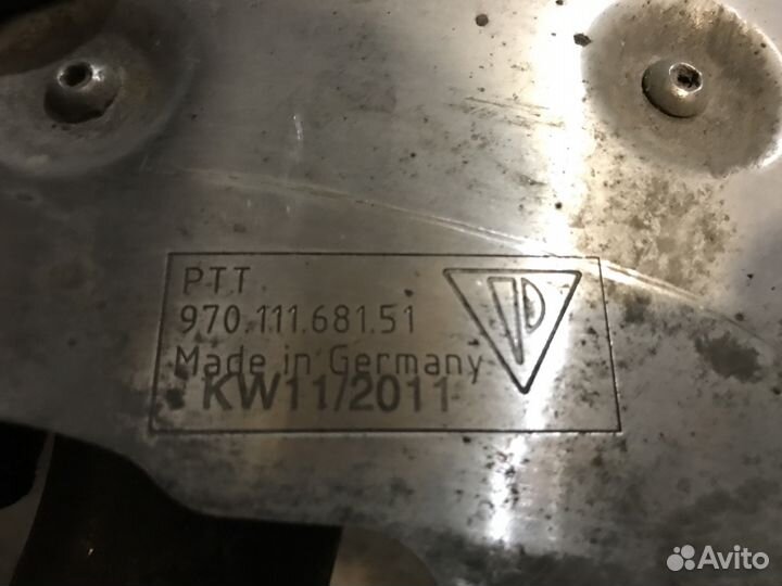 Насадка левая глушитель Порше Панамера GTS turbo