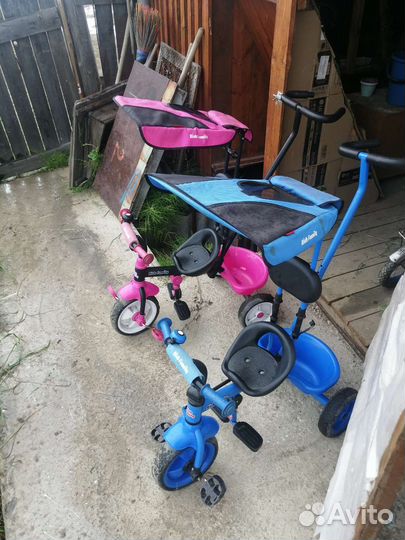 Детский трехколесный велосипед бу