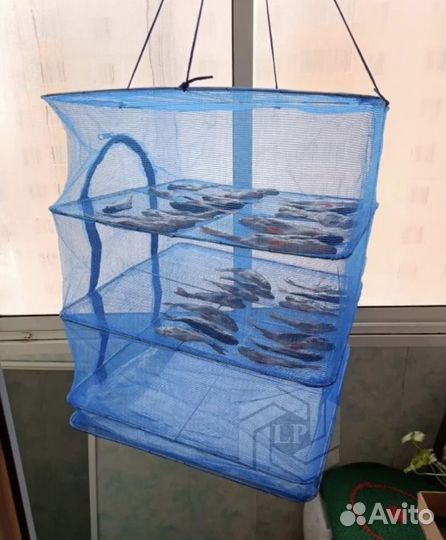 Сетка сушилка для рыбы, грибов походная подвесная