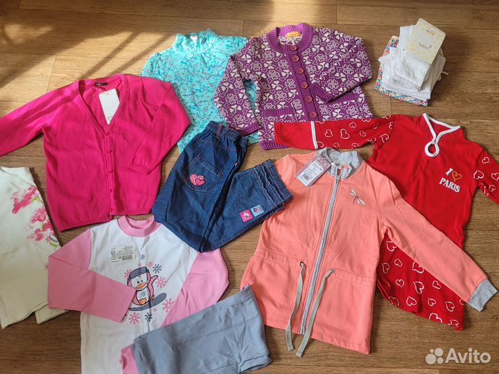 Вещи пакетом новые 104-110