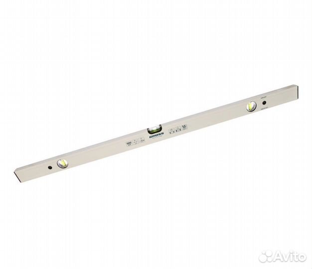 Уровень алюминиевый, 1000 мм, фрезерованный, 3 гла