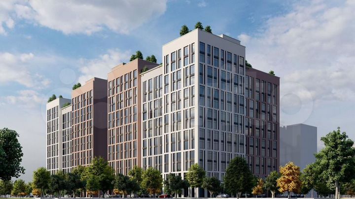 Своб. планировка, 58 м², 11/13 эт.