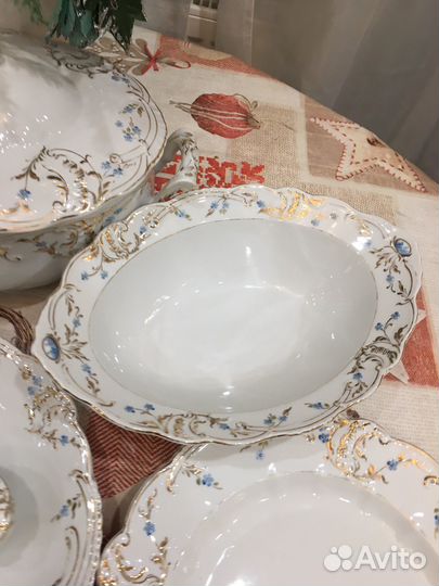 Сервиз столовый незабудки Барановка