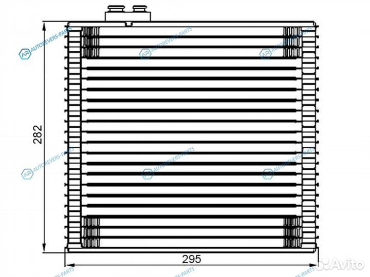 ST-88501-60190 Испаритель кондиционера toyota land