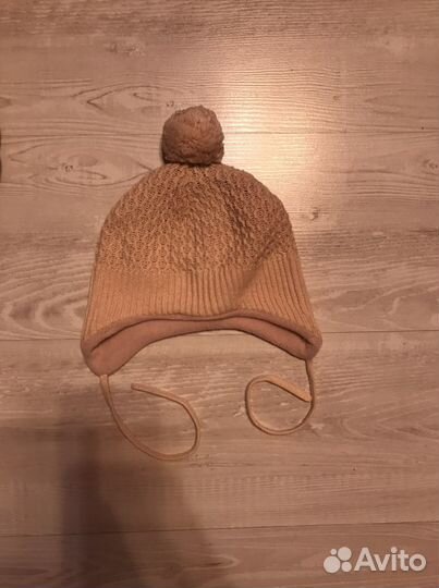 Шапочка из мериноса для девочки reima и HM 44-46