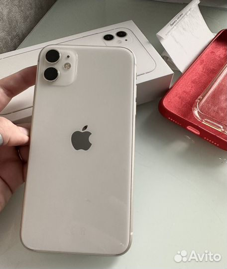 iPhone 11 128gb white идеал чек