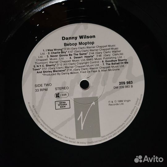 Danny Wilson - Bebop Moptop (1989)