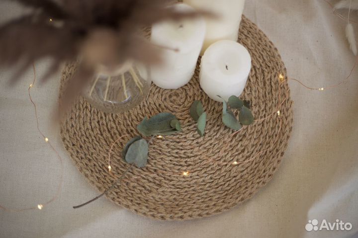 Салфетка из джута