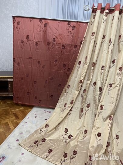 Римская штора с карнизом Италия