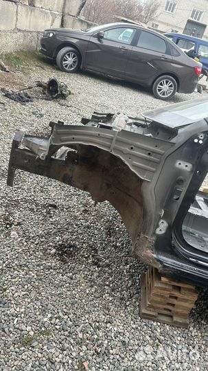 Передняя часть кузова на KIA rio 4