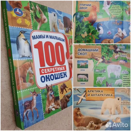 Развивающие дет. книги интерактивные/окошки/объем