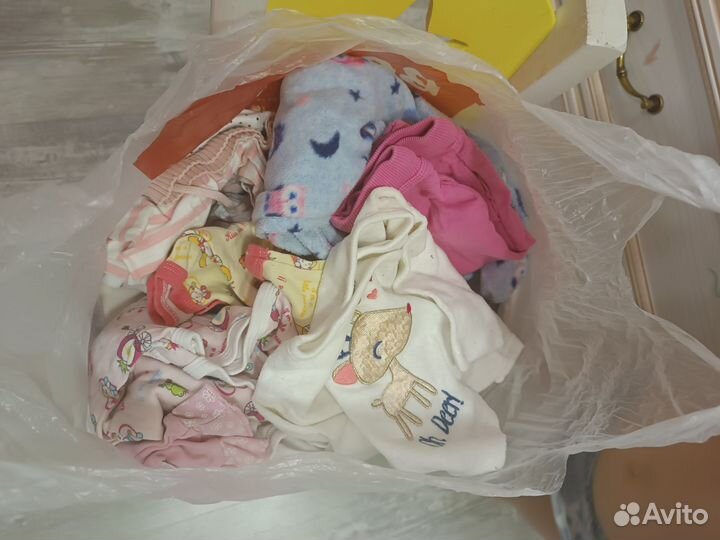 Вещи пакетомна девочку 3-6 месяцев