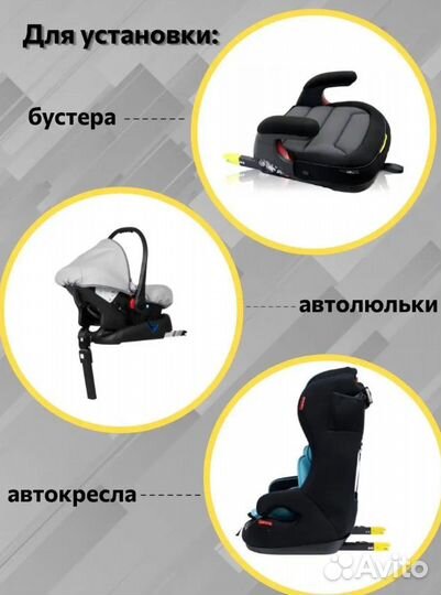 Направляющие isofix (чёрные) новые