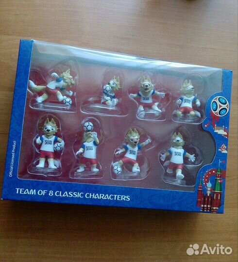 Набор фигурок талисман футбол 2018 форма России