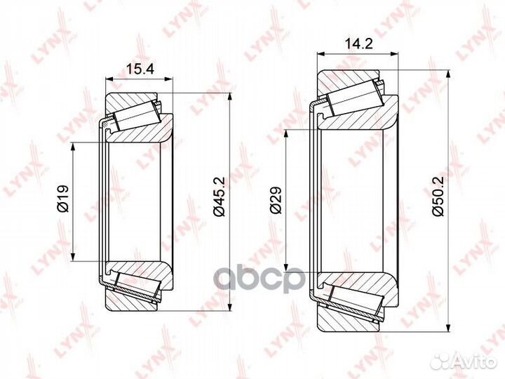 Подшипник ступ.audi 100/80/A4/A6/VW caddy 76-04