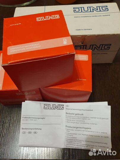 Терморегулятор теплого пола Jung LS990 FTR231U