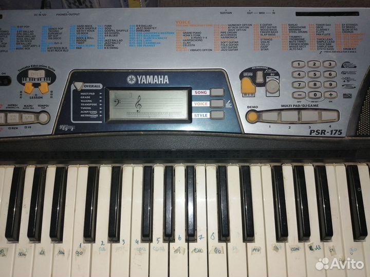 Продам синтезатор Yamaha psr-175
