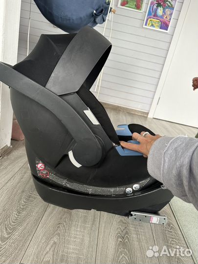Автолюлька cybex aton с базой isofix