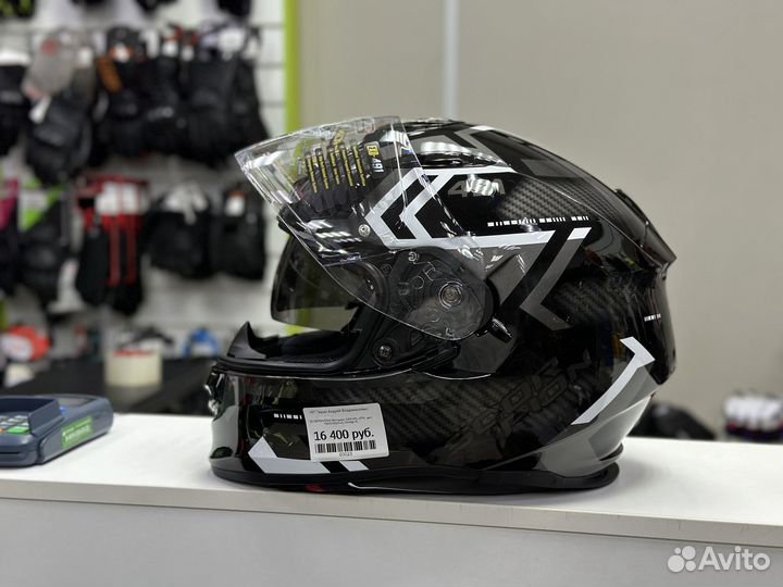 Мотошлем Scorpion EXO-491 Spin с очками