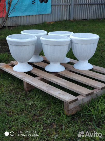 Вазон из бетона