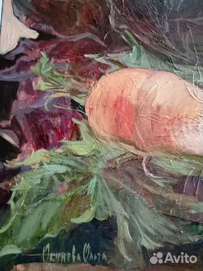 Картина маслом на холсте натюрморт