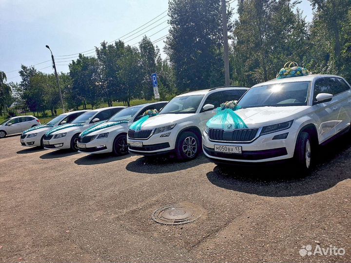 Свадебные украшения на авто Аренда