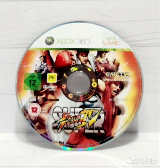 Диск Xbox 360 : Super Street Fighter IV