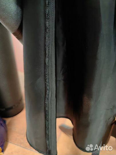 Юбка из экокожи шоколад Calista