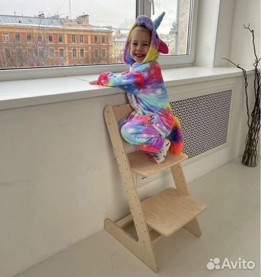 Детский растущий стул