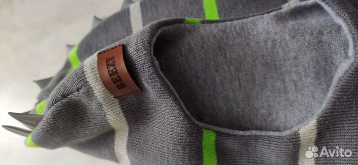 Шапка шлем для мальчика 50-52