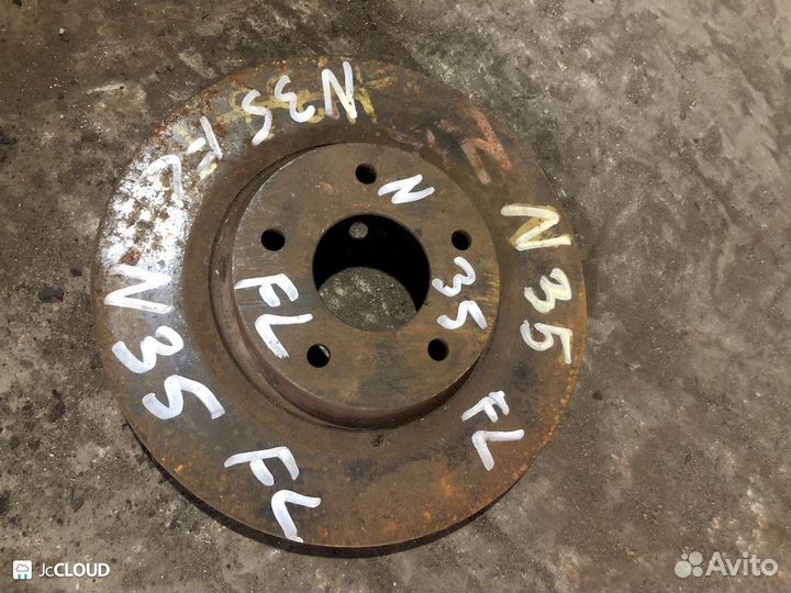 Тормозной диск на nissan stagea M35 VQ25