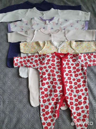 Боди слипы для новорожденных mothercare
