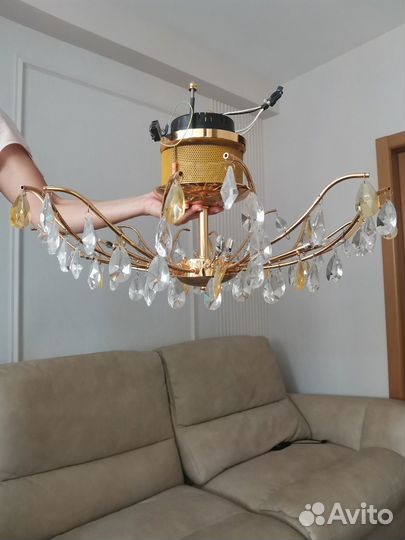 Люстра потолочная бу